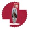 Red Suede Mat Board for 8x20 Frames - Oval Opening for 5x15 Photos